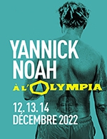 Réservez les meilleures places pour Yannick Noah - L'olympia - Du 14 décembre 2020 au 14 décembre 2022