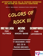 Réservez les meilleures places pour Colors Of Rock 2022 - Le Pacbo - Du 16 décembre 2022 au 17 décembre 2022