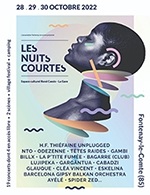 Réservez les meilleures places pour Les Nuits Courtes 2022 - Espace Culturel Rene Cassin - La Gare - Du 27 octobre 2022 au 30 octobre 2022
