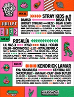 Réservez les meilleures places pour Lollapalooza Paris - Pass 1 Jour - Hippodrome Parislongchamp - Du 21 juil. 2023 au 23 juil. 2023