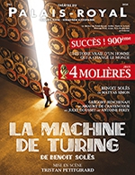 Réservez les meilleures places pour La Machine De Turing - Theatre Du Palais Royal - Du 18 août 2023 au 27 avr. 2024