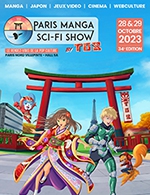 Book the best tickets for Paris Manga & Sci Fi Show - 1 Jour - Parc Des Expositions Paris Nord - From October 28, 2023 to October 29, 2023