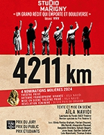 Book the best tickets for 4211 Km - Theatre Marigny - Studio Marigny - From January 10, 2024 to April 14, 2024