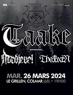 Book the best tickets for Taake + Nordjevel + Theotoxin - Salle Le Grillen -  March 26, 2024