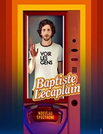 Book the best tickets for Baptiste Lecaplain - Centre Des Congres D'angers - From April 17, 2021 to June 10, 2023